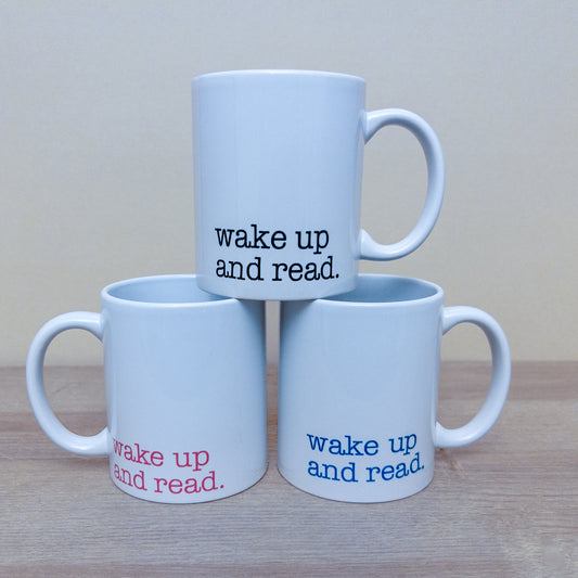 Wake Up and Read Mug *Oops Discount*